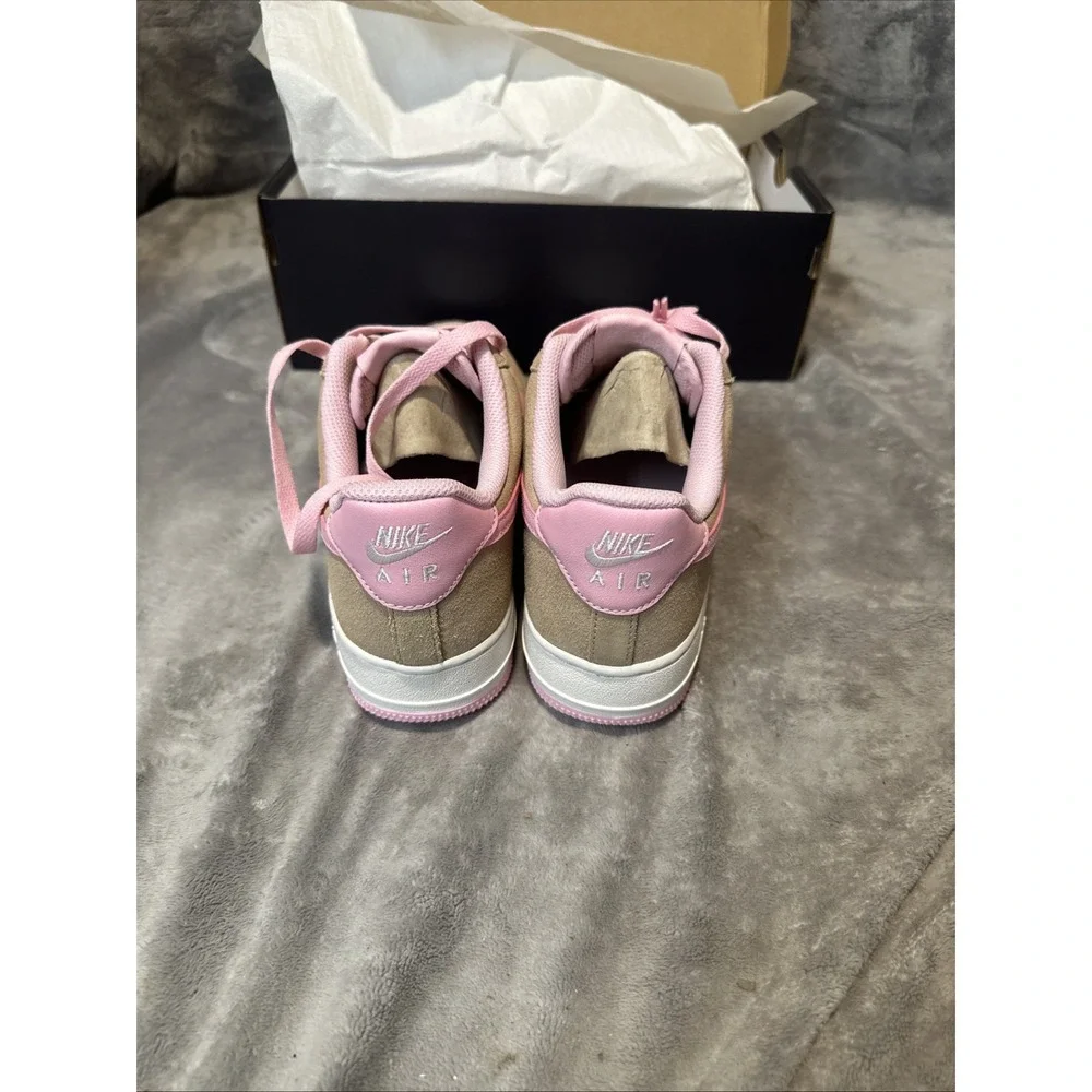 Nike Air Force 1 Low '07 LV8 Hemp Soft Pink Phantom Grey FQ8714-202 US7 M 8.5w
